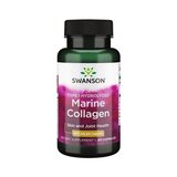 Swanson Type I Hydrolyzed Marine Collagen (Colagen marin) - 60 Capsule